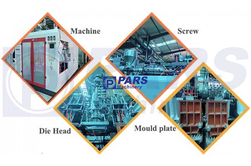 قطعات دستگاه پلاستیک بادی