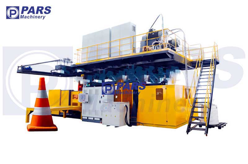 دستگاه بادی تولید درام ترافیکی پلاستیکی