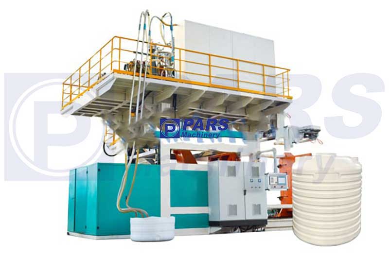 ماشین بادی تزریقی تولید گالن بشکه تانکر