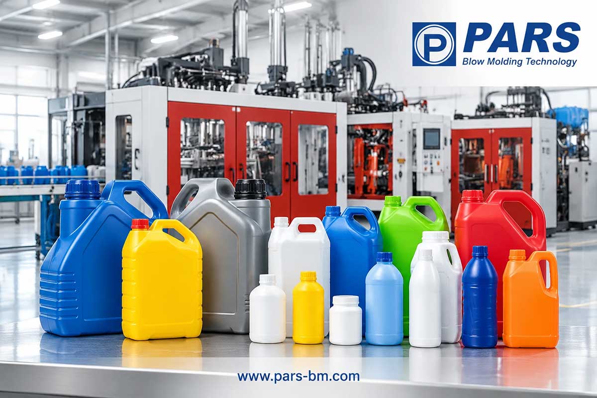 محصولات پلاستیکی تولید شده با دستگاه پلاستیک بادی پارس